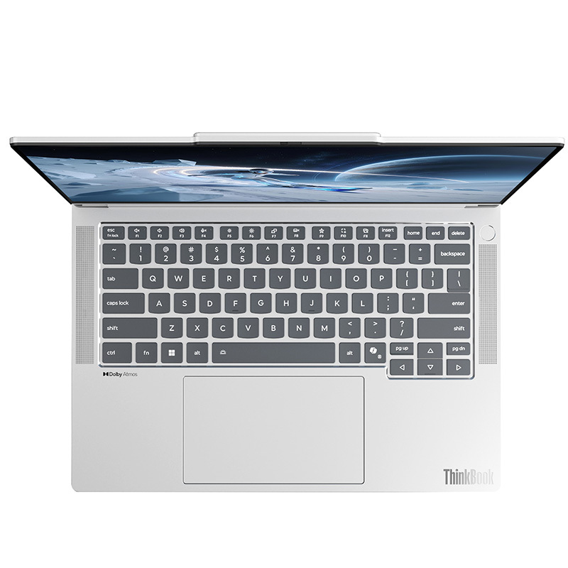 ThinkPad ThinkBook 14+ 02CD 14.5英寸标压便携轻薄笔记本电脑 定制 (锐龙R7-H450 32G内存 2T固态 3K)星耀白高清大图