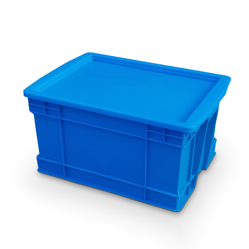 臻远ZY-SNXD-87收纳储物箱长方形物流中转箱带盖子 520*380*270mm高清大图