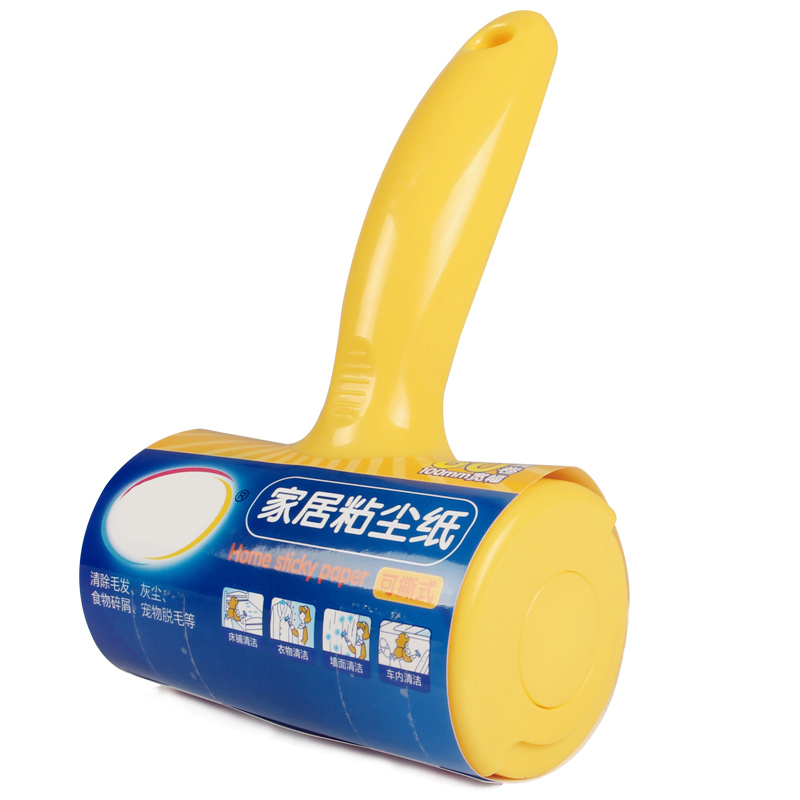 粘毛器可撕式家居粘尘纸吸粘毛滚刷去除毛器金铂喜毛刷