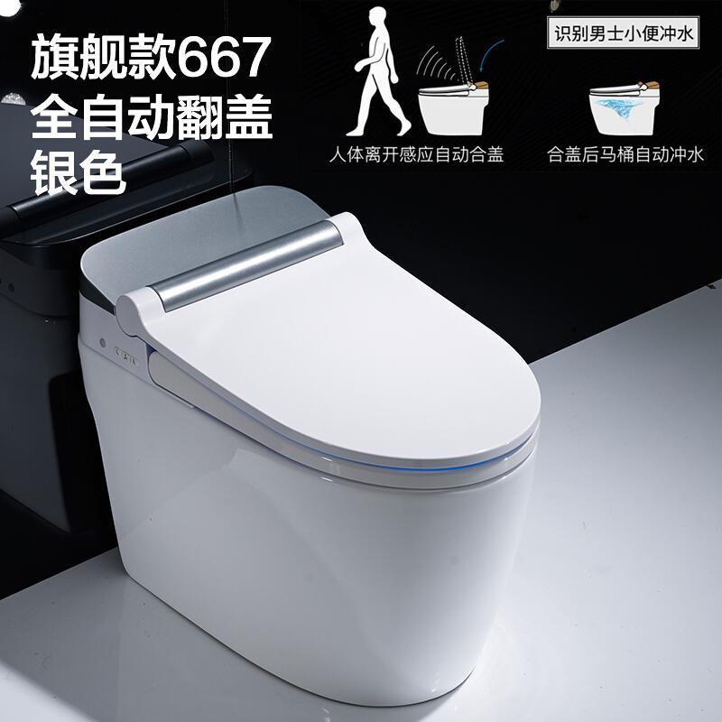 日本智能马桶全自动即热带遥控冲水烘干无水箱一体坐座便器波迷娜BOMINA