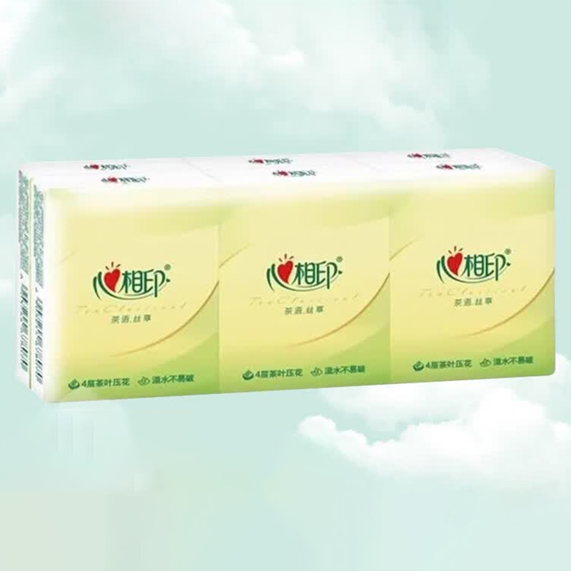 心相印手帕纸6张*6包*48条茶语C3606-48T绵柔轻薄高清大图