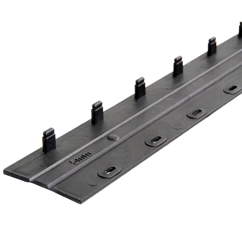 得力(deli) 3827 10孔装订夹条 10mm 100支/盒 黑色高清大图