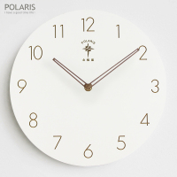 北极星(POLARIS)现代简约客厅家用挂钟静音时尚北欧卧室时钟个性艺术大气石英钟表日式创意挂表壁钟