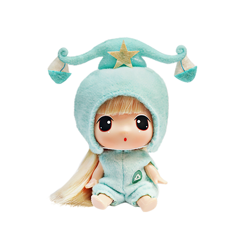 女孩男孩玩具精美礼物冬己9cm十二星座娃娃天秤座fde0904图片 高清实拍大图 苏宁易购