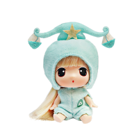 女孩男孩玩具精美礼物冬己9CM十二星座娃娃天秤座FDE0904