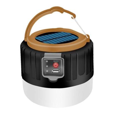 超亮家用户外led冲电灯太阳能辅助充电摆摊应急野营帐篷摆摊夜市黑色3