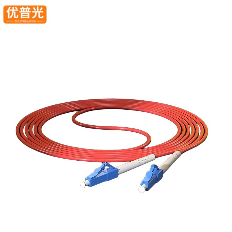 优普光红色铠装尾纤LC-LC1米/根高清大图