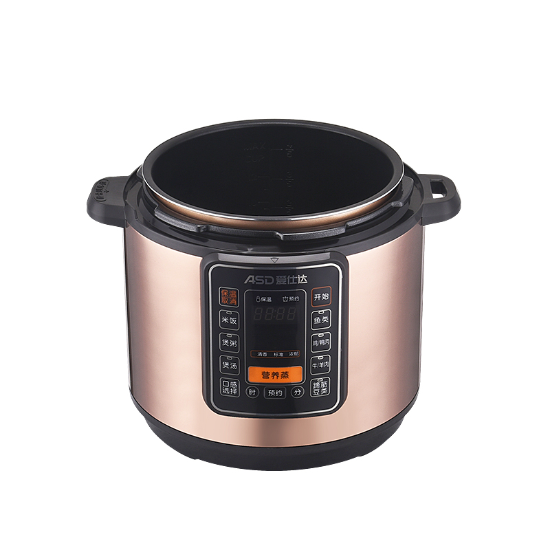 爱仕达(ASD)快煮系列电压力锅 6L不粘内胆+搪瓷内胆家用高压AP-Y60E157高清大图