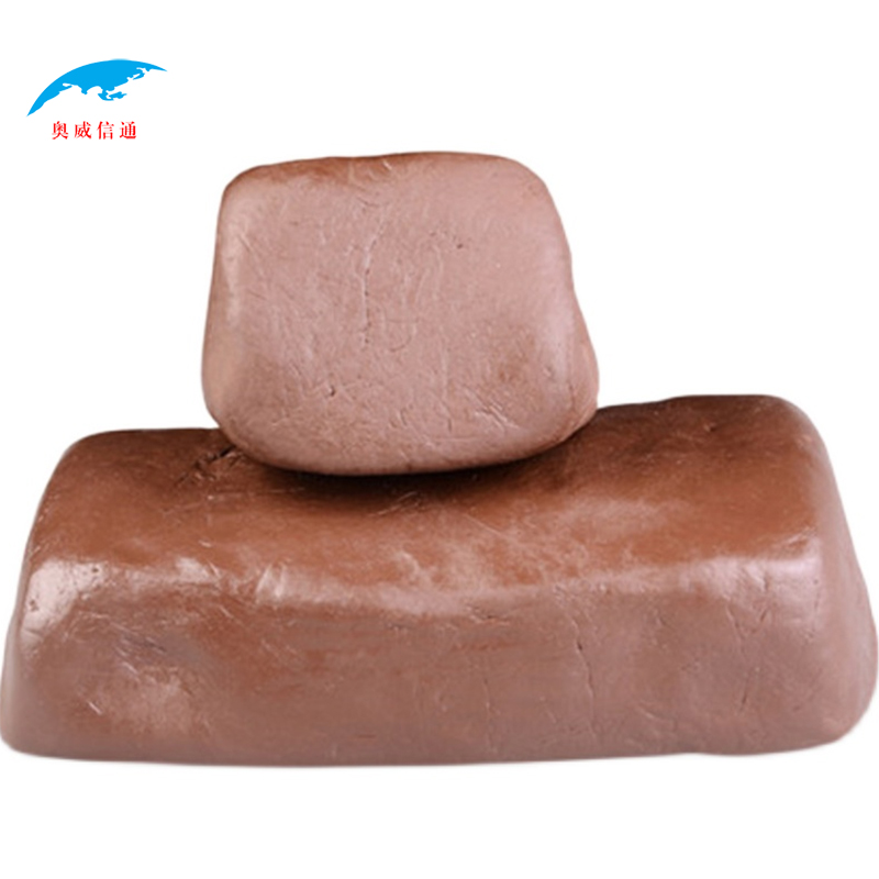 奥威信通 防火泥空调密封胶泥堵洞有机防火泥封堵1kg2kg 块高清大图