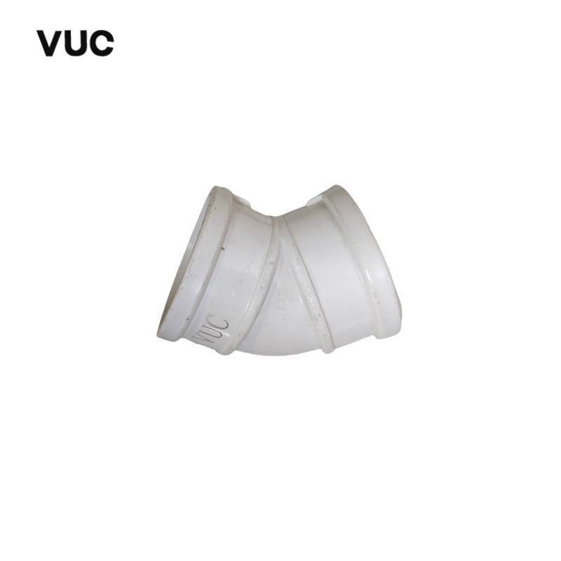 VUC PVC管45°弯头 50 个