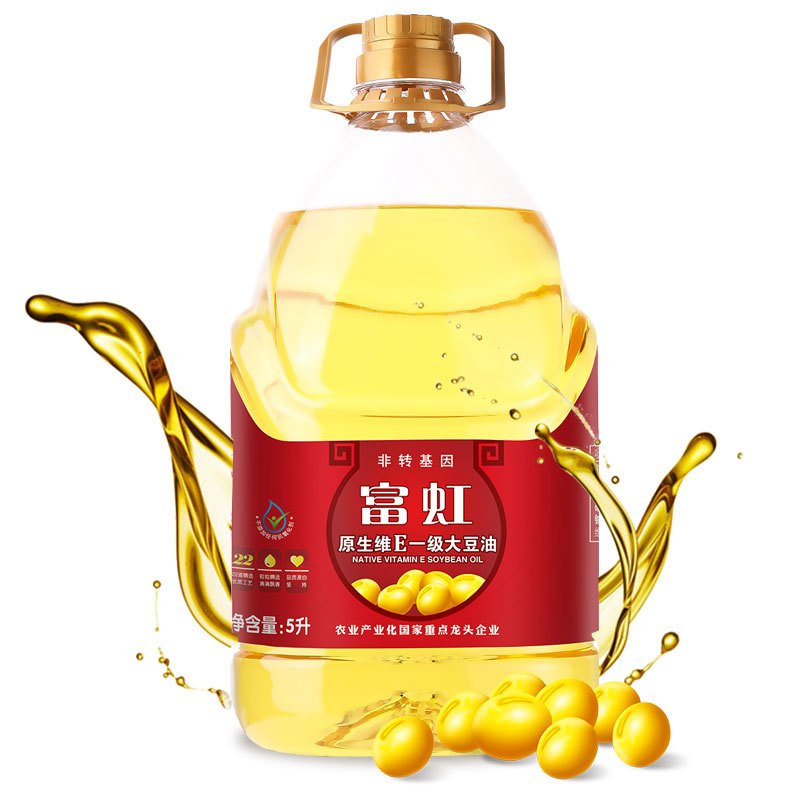 富虹油品5L原生维E一级大豆油非转基因(新老包装随机发货)