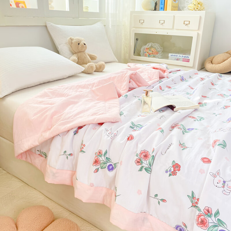 保罗大卫PAUI DAVID纯棉保暖厚实大床棉被180*200cm2m床适用2.1-3斤轻柔舒适高清大图