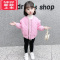 可莉允女童棉衣冬季2022年新款韩版儿童保暖加厚棉服小女孩洋气夹克外套