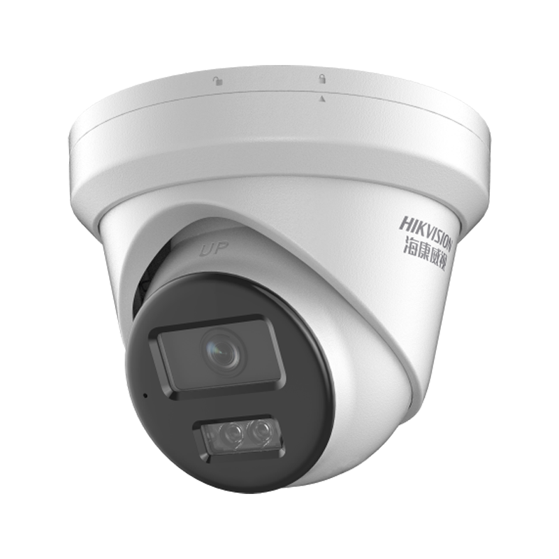 海康威视网络poe摄像头商用400/500万星光级高清夜视远程监控器半球机