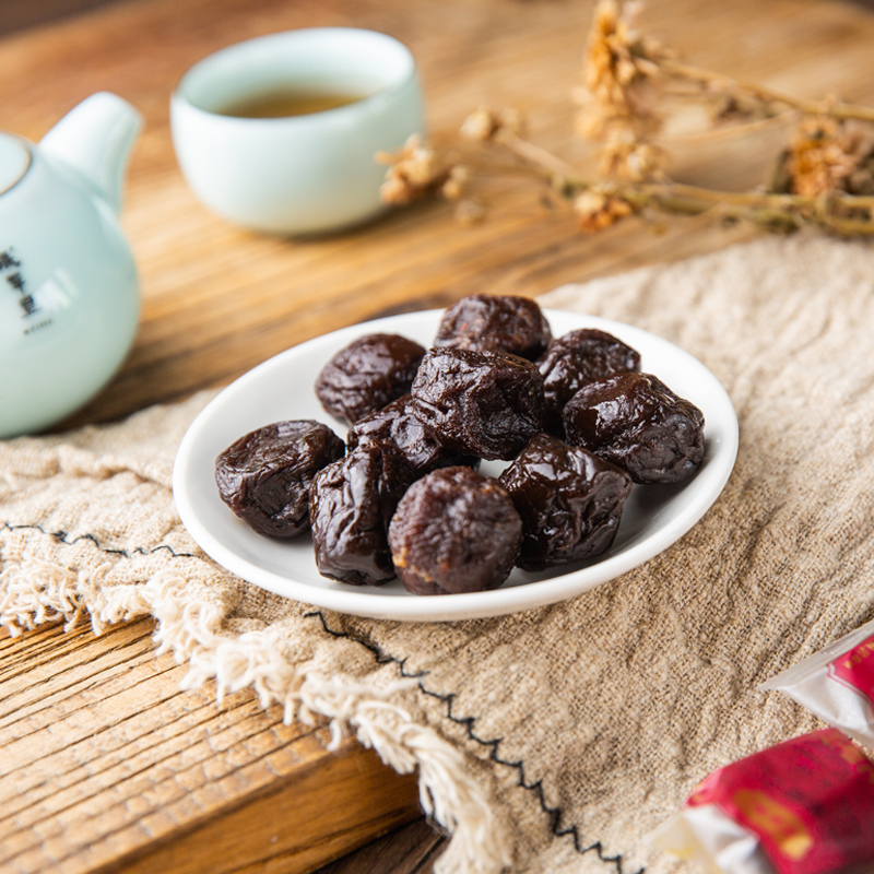张萃丰加应子108g袋装桂花李子干果果脯蜜饯休闲办公室怀旧零食