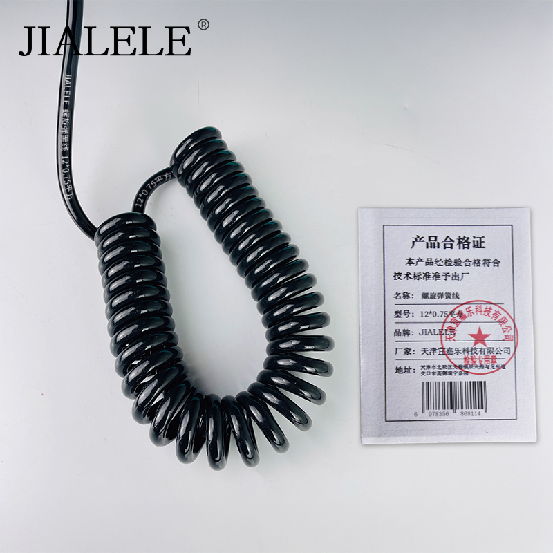 JIALELE 螺旋弹簧线 12*0.75平方 根高清大图
