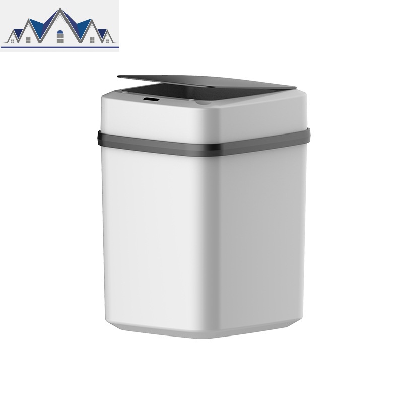 智能垃圾桶自动分类干湿分离桶人工家用带盖感应式双桶垃圾桶 三维工匠高清大图
