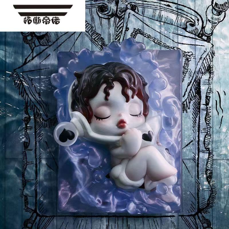 拓斯帝诺POPMART泡泡玛特SKULLPANDA系列盲盒SP10潮玩暗黑风手办图片