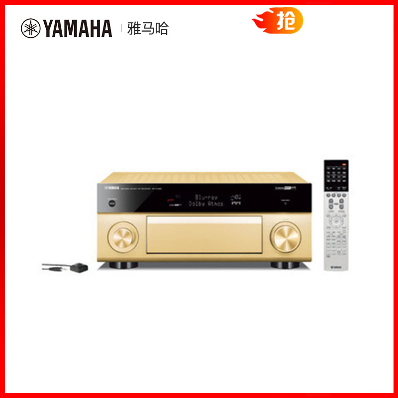 雅马哈(YAMAHA) RX-V1083 家庭影院影音AV蓝牙功放4K全景声7.1声道多声道功放 黑色