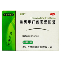 盈润羟丙甲纤维素滴眼液 0.4ml*10支/盒眼部干涩独立包装不含抑菌剂 效期到24年10月