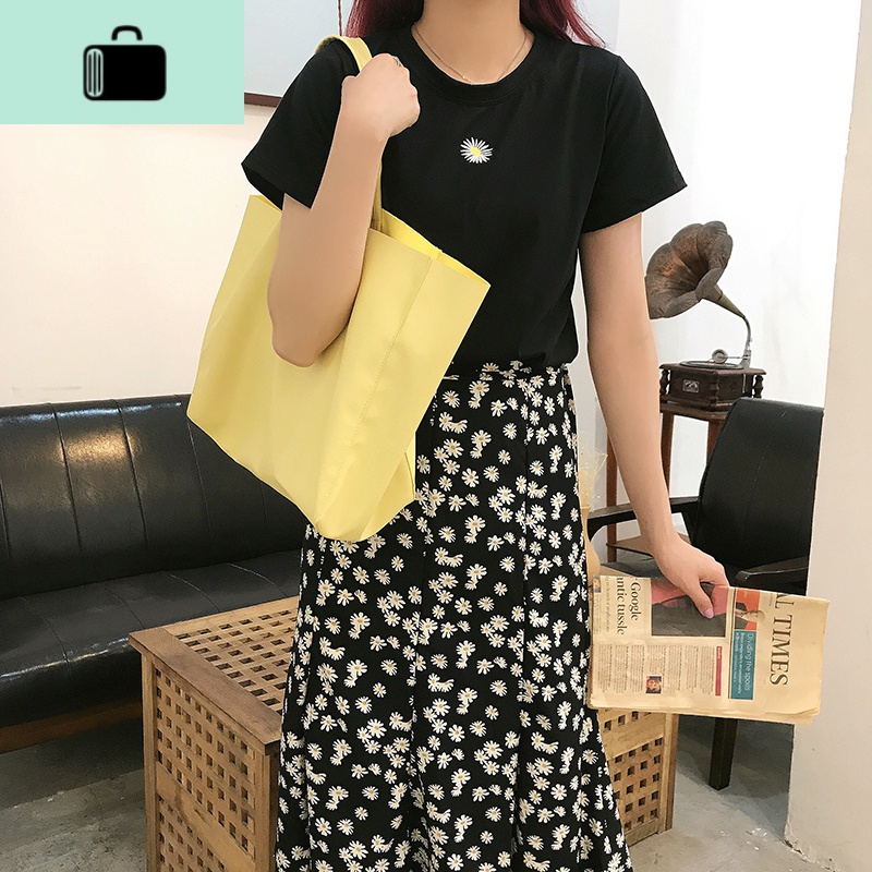 新款包包女2020单肩包大容量上班族拿坡里淡奶油托特包手提大包NEW LAKE 拿坡里黄女士单肩包