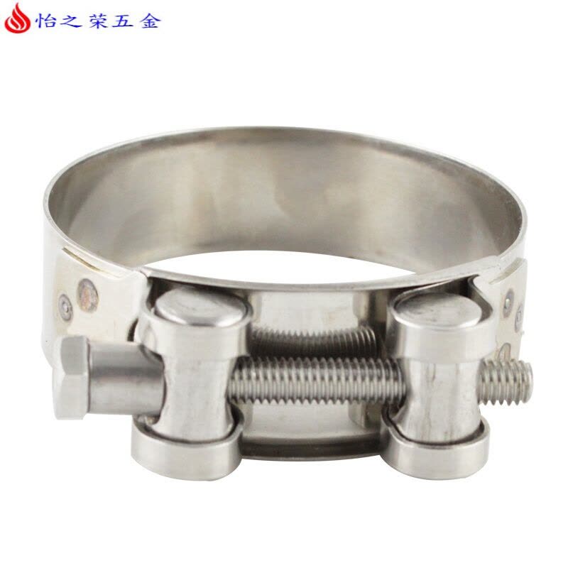 304不锈钢强力喉箍 加强型抱箍 卡箍管卡 卡扣水管夹皮管扣分体式 直径86-91mm图片