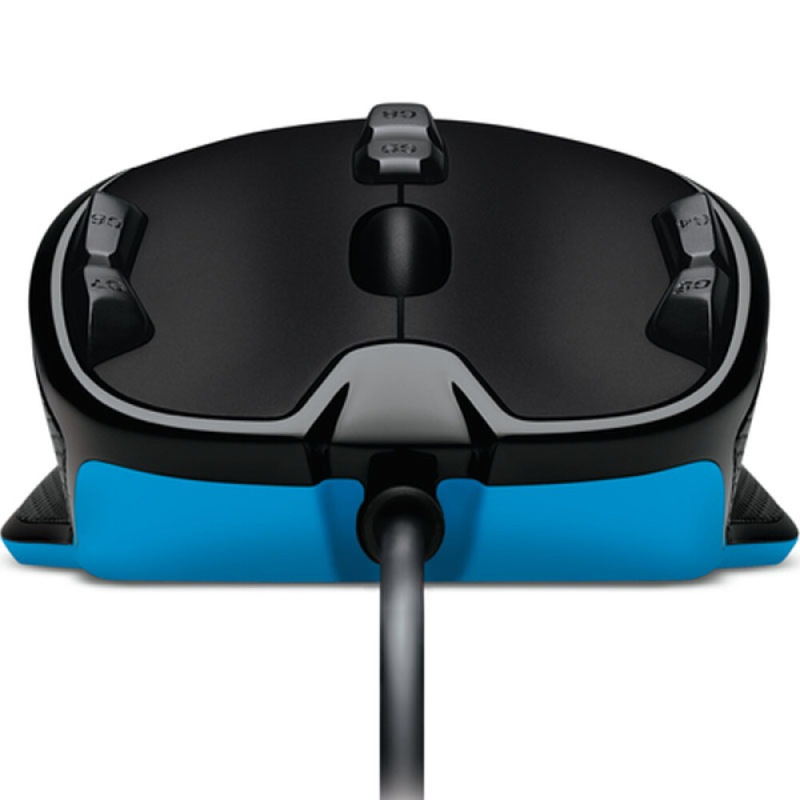 罗技（Logitech）G300s 可编程USB宏CF绝地求生英雄联盟光电LOL有线电竞游戏鼠标 黑色