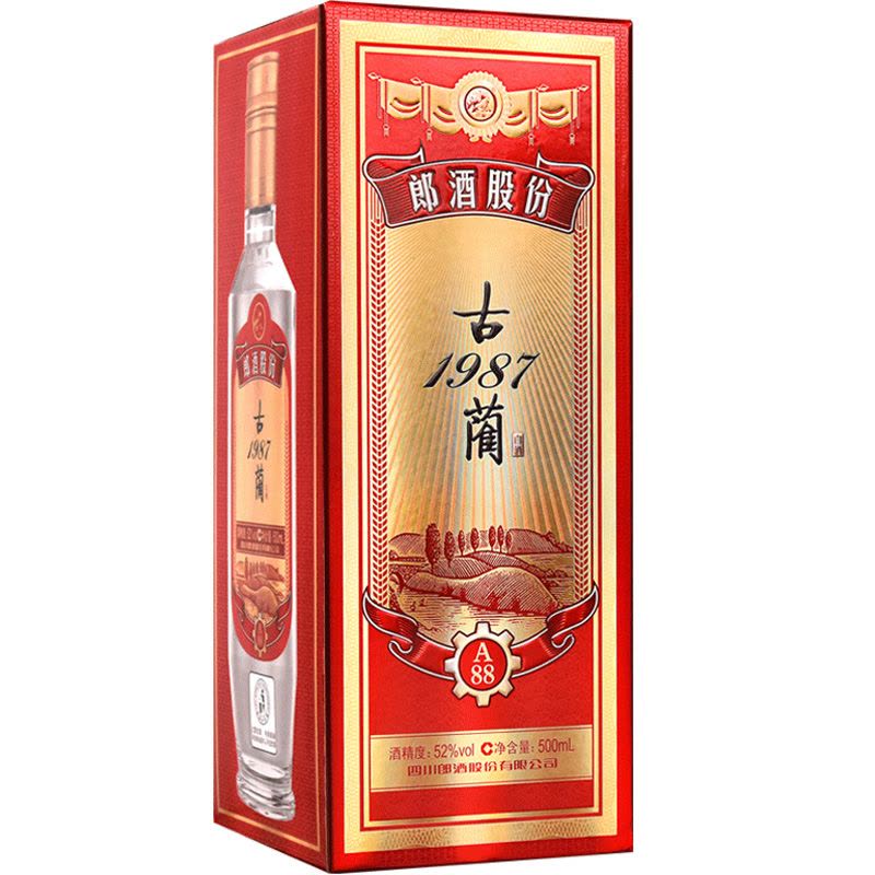 郎酒古蔺1987(A88)52度500mL单瓶白酒【价格图片品牌报价】-苏宁易购