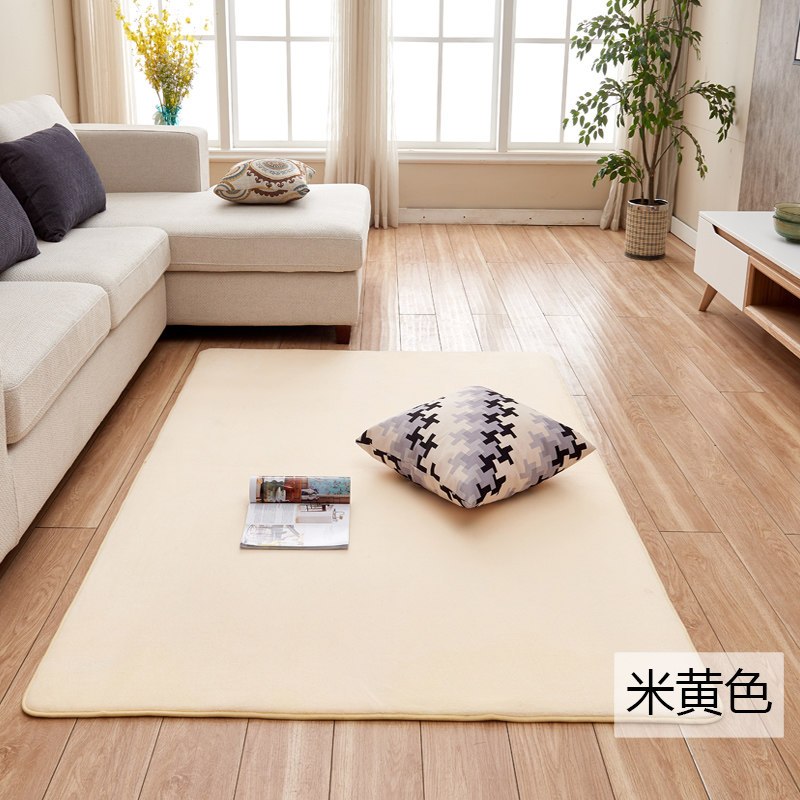 家用加厚简约现代客厅茶几垫垫子地垫床边毯地毯卧室满铺可爱房间