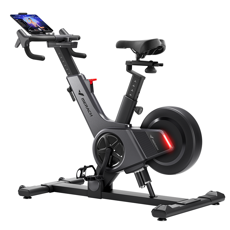 麦瑞克MERACH直立式动感单车电磁控调节插电式150千克大承重家庭健身燃脂神器MR-S40高清大图