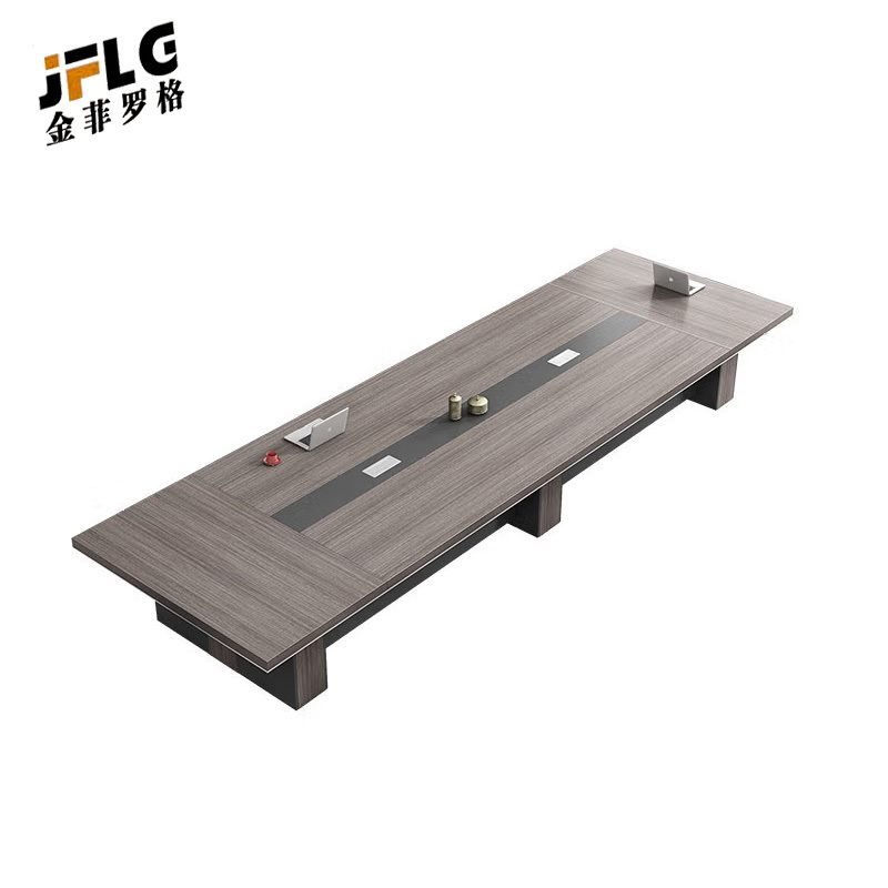 苏宁 金菲罗格 简约现代会议桌接待洽谈桌 2400*1200*750高清大图