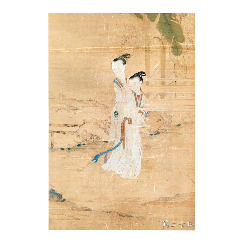 [正版]原大中国画教学大图临摹范本 明 仇英 古代仕女图 安徽美术出版社
