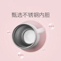 babycare幼儿园儿童直饮喝水杯子 防摔不锈钢 婴儿宝宝学饮杯保温 杜巴利红 2750 保温用品