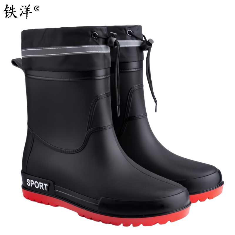 铁洋 防水防滑低筒雨靴 TY-YX018 双高清大图