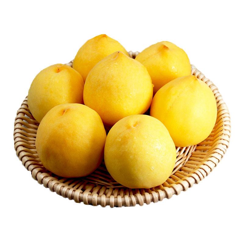 礼盒装[熊猫鸟]山东新鲜黄桃 新鲜水果桃子 产地直发 净重4.5斤装高清大图