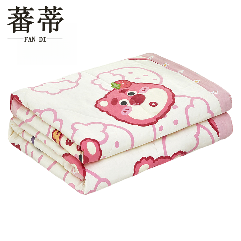 蕃蒂棉花夏被 条高清大图