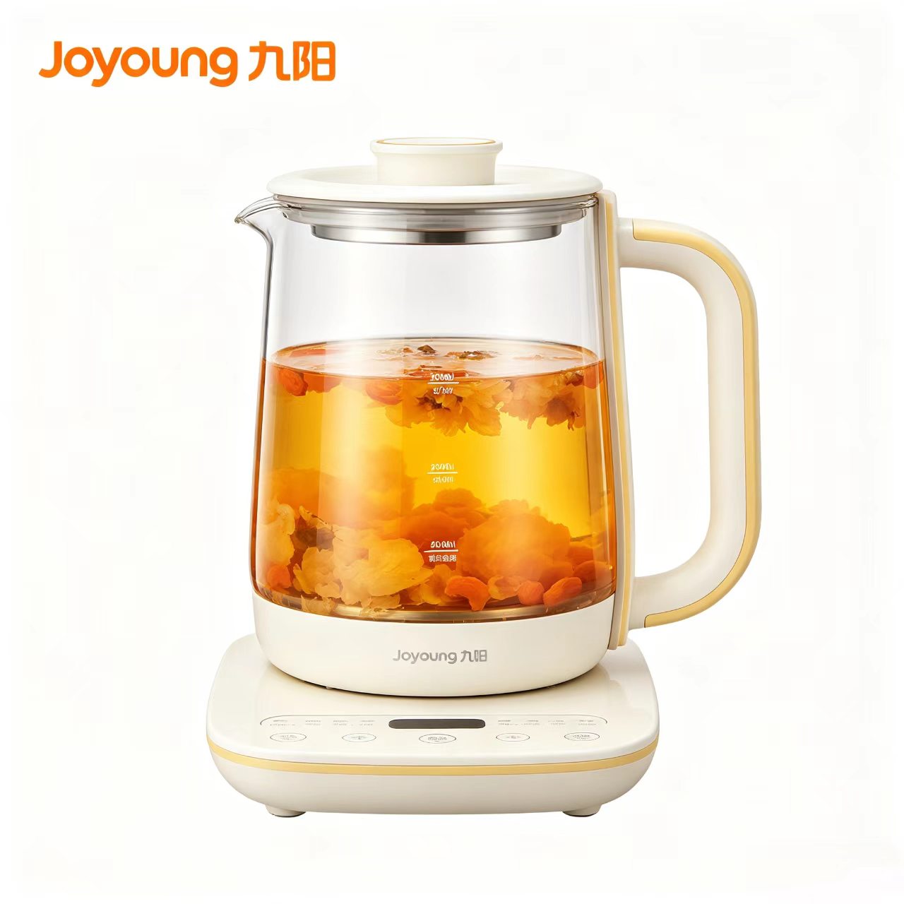 九阳(Joyoung)养生壶1.5L煮茶器煮茶壶电水壶烧水壶电热水壶迷你玻璃花茶壶 K15D-WY710