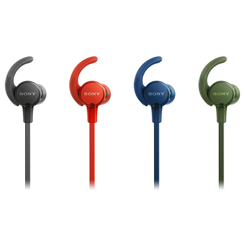 索尼（SONY）MDR-XB510AS 防水运动耳机 IPX5/7 耳挂式 红色