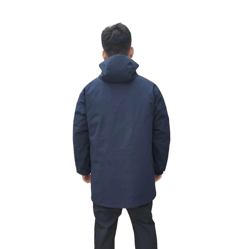 尚诺雅蓝色中长款防寒服SNYF515件图片