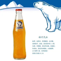 北冰洋桔子味汽水24瓶装 单瓶248ml 老北京玻璃瓶汽水果汁碳酸饮料