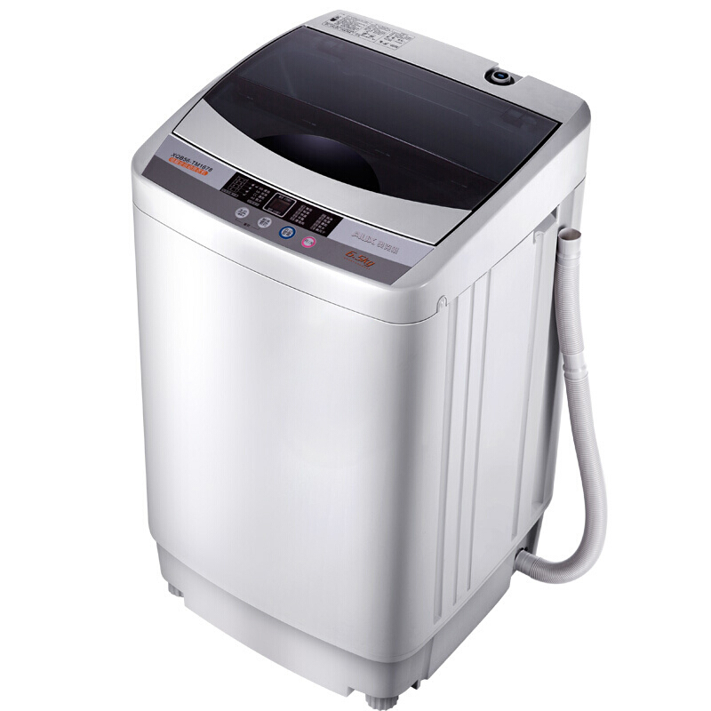 奥克斯aux65758公斤全自动波轮洗衣机洗脱一体风干家用出租房宿舍迷你