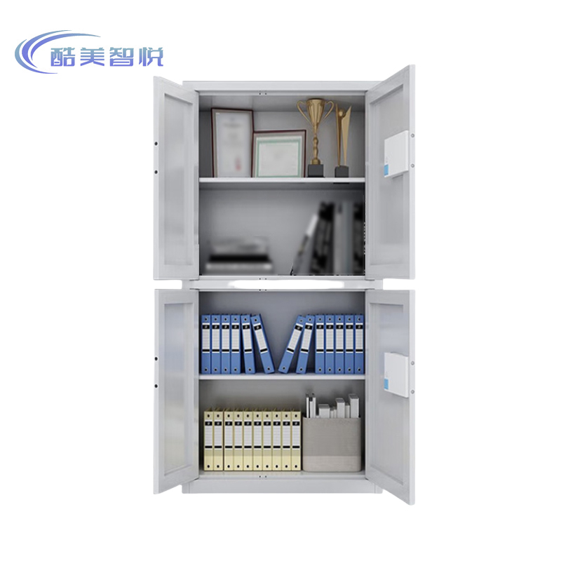 酷美智悦 钢制通双节保密柜电子指纹锁900*420*1850mm KM-JZ403 个高清大图