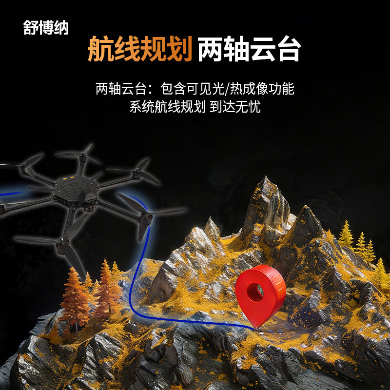 舒博纳 JM-Z15D-6穿越机巡检救援无人机高清大图