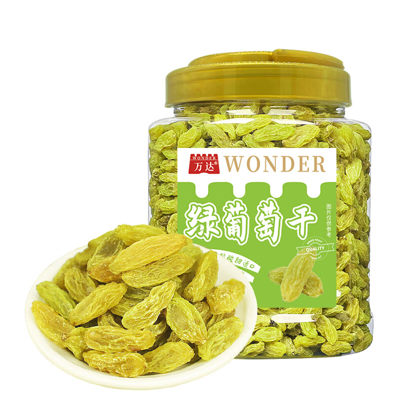 万达 绿葡萄干500g 单位:1罐