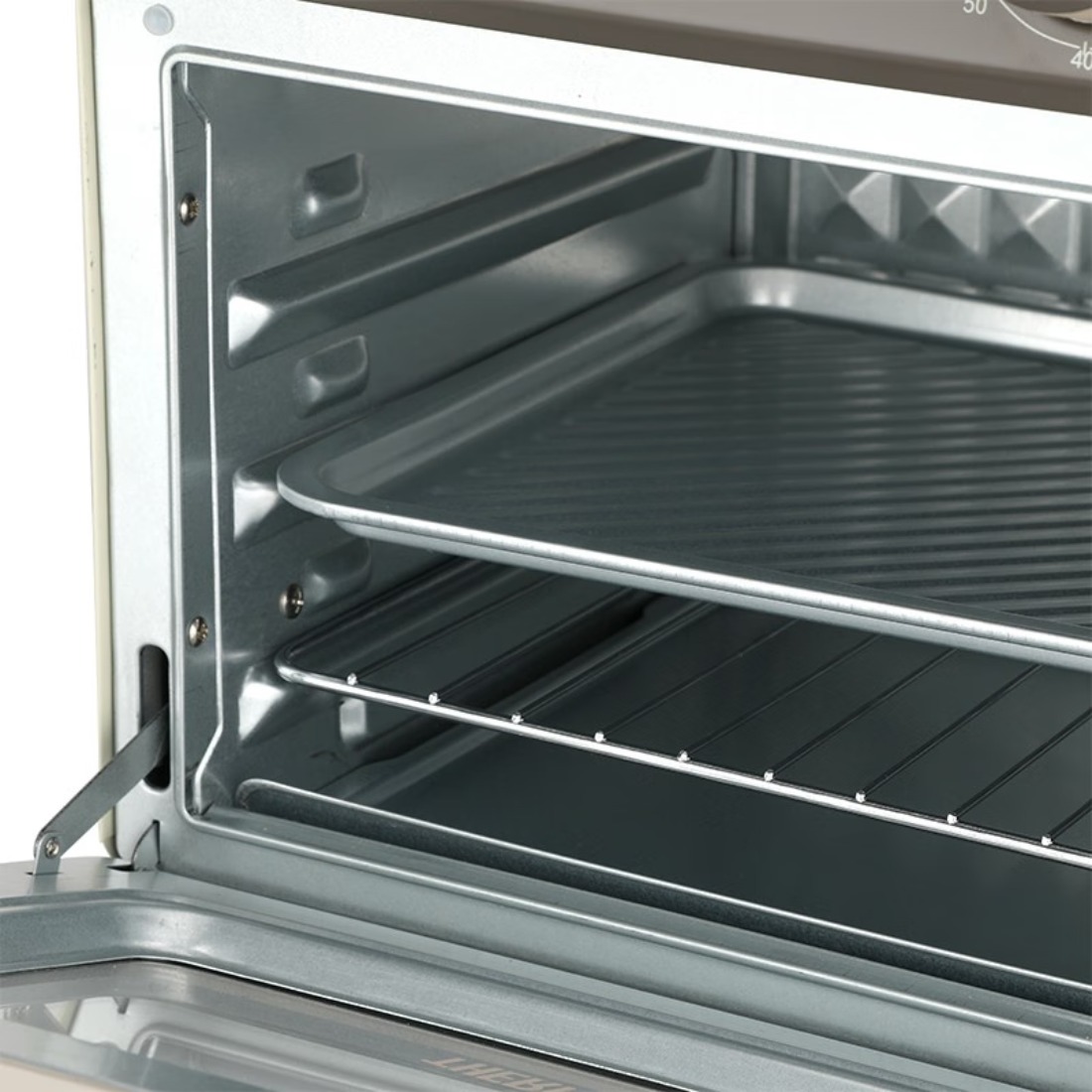 THERMOS电烤箱家用小型多功能13L 1300W大功率可视外观广域控温操作简单专业烘焙易操作可定时EHA-5118A高清大图