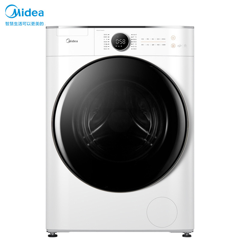 美的(Midea)10公斤大容量全自动直驱变频智能滚筒洗衣机洗脱一体机 智能家电 好直驱选美的 MG100V70WD5