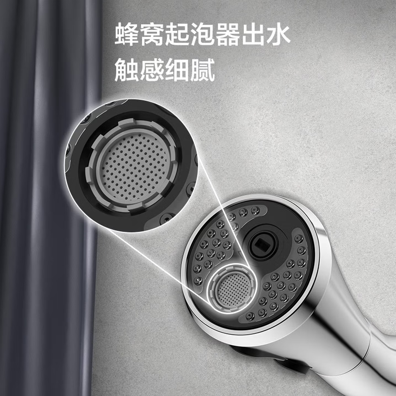 九牧(JOMOO)厨房龙头抽拉式冷热水龙头三水花水槽洗菜盆可旋转锌合金龙头33167-594/1B-Z高清大图