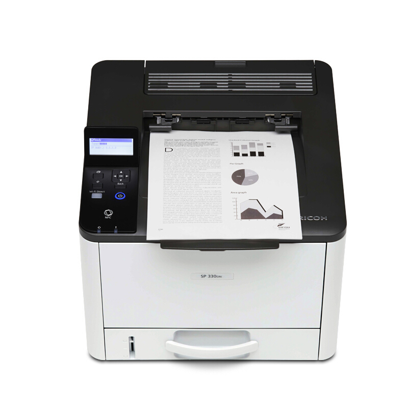 理光（Ricoh）SP 330SN A4黑白激光打印机 办公网络打印双面复印扫描一体机