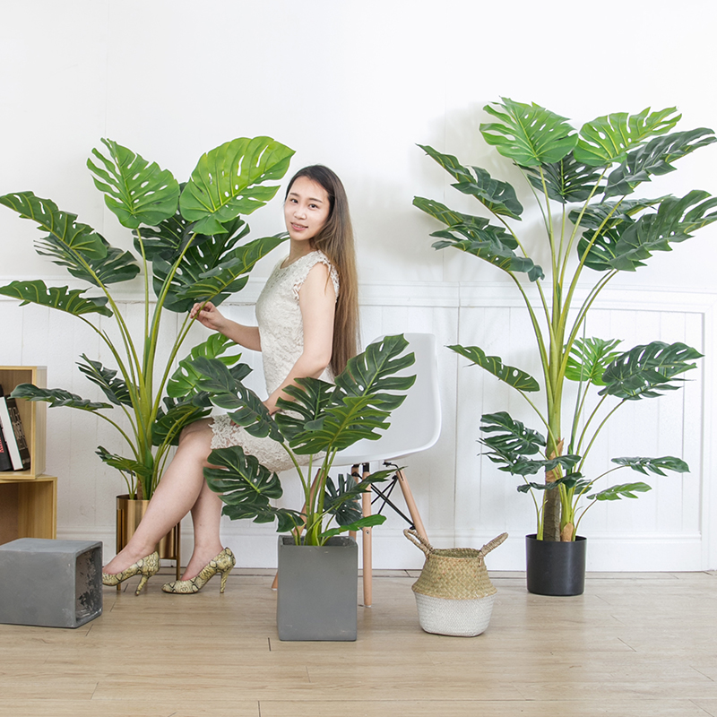 大型室内北欧仿真植物盆栽摆件ins假绿植盆景落地客厅家居装饰品170cm单杆琴叶榕图片 高清实拍大图 苏宁易购