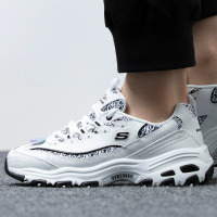 Skechers/斯凯奇女鞋新款熊猫鞋缓震运动休闲鞋13169-WBK ZP